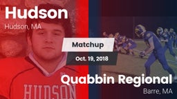 Matchup: Hudson  vs. Quabbin Regional  2018