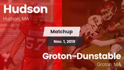 Matchup: Hudson  vs. Groton-Dunstable  2019
