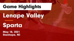 Lenape Valley  vs Sparta  Game Highlights - May 18, 2021