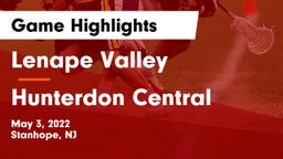 Lenape Valley  vs Hunterdon Central  Game Highlights - May 3, 2022