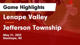 Lenape Valley  vs Jefferson Township  Game Highlights - May 21, 2022