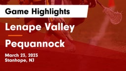 Lenape Valley  vs Pequannock  Game Highlights - March 23, 2023