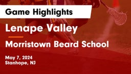 Lenape Valley  vs Morristown Beard School Game Highlights - May 7, 2024