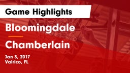 Bloomingdale  vs Chamberlain  Game Highlights - Jan 3, 2017