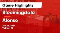 Bloomingdale  vs Alonso  Game Highlights - Jan 18, 2017