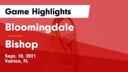 Bloomingdale  vs Bishop  Game Highlights - Sept. 10, 2021