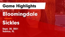 Bloomingdale  vs Sickles  Game Highlights - Sept. 28, 2021