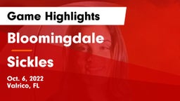 Bloomingdale  vs Sickles  Game Highlights - Oct. 6, 2022