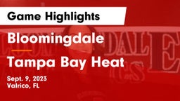 Bloomingdale  vs Tampa Bay Heat Game Highlights - Sept. 9, 2023