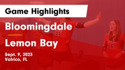 Bloomingdale  vs Lemon Bay  Game Highlights - Sept. 9, 2023