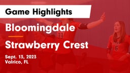 Bloomingdale  vs Strawberry Crest Game Highlights - Sept. 13, 2023