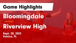 Bloomingdale  vs Riverview High Game Highlights - Sept. 28, 2023