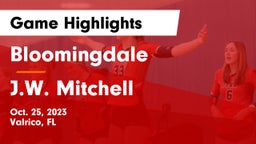 Bloomingdale  vs J.W. Mitchell  Game Highlights - Oct. 25, 2023