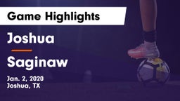 Joshua  vs Saginaw  Game Highlights - Jan. 2, 2020
