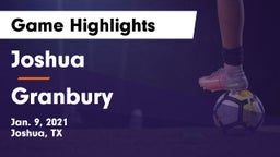 Joshua  vs Granbury  Game Highlights - Jan. 9, 2021