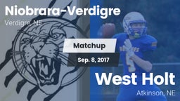 Matchup: Niobrara-Verdigre Hi vs. West Holt  2017