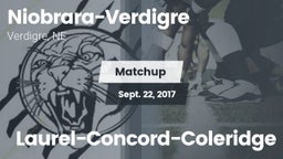 Matchup: Niobrara-Verdigre Hi vs. Laurel-Concord-Coleridge 2017