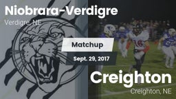 Matchup: Niobrara-Verdigre Hi vs. Creighton  2017