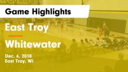 East Troy  vs Whitewater  Game Highlights - Dec. 6, 2018
