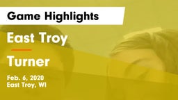 East Troy  vs Turner  Game Highlights - Feb. 6, 2020