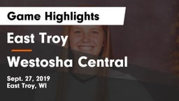East Troy  vs Westosha Central  Game Highlights - Sept. 27, 2019