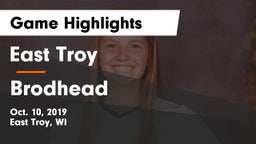 East Troy  vs Brodhead Game Highlights - Oct. 10, 2019