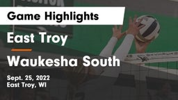 East Troy  vs Waukesha South  Game Highlights - Sept. 25, 2022