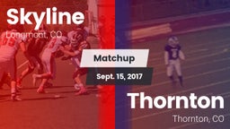 Matchup: Skyline  vs. Thornton  2017