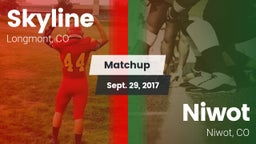 Matchup: Skyline  vs. Niwot  2017