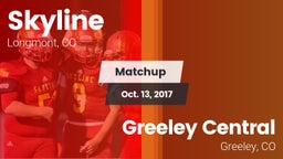 Matchup: Skyline  vs. Greeley Central  2017