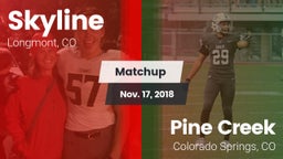 Matchup: Skyline  vs. Pine Creek  2018