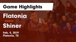 Flatonia  vs Shiner  Game Highlights - Feb. 5, 2019