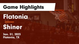 Flatonia  vs Shiner  Game Highlights - Jan. 31, 2023
