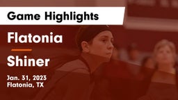Flatonia  vs Shiner  Game Highlights - Jan. 31, 2023