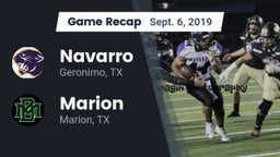 Recap: Navarro  vs. Marion  2019