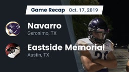 Recap: Navarro  vs. Eastside Memorial  2019
