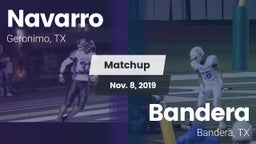 Matchup: Navarro  vs. Bandera  2019