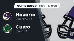 Recap: Navarro  vs. Cuero  2020