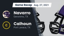 Recap: Navarro  vs. Calhoun  2021