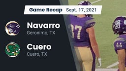 Recap: Navarro  vs. Cuero  2021