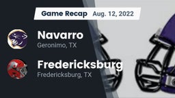 Recap: Navarro  vs. Fredericksburg  2022