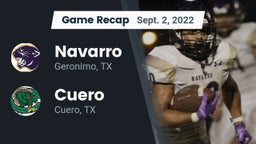 Recap: Navarro  vs. Cuero  2022