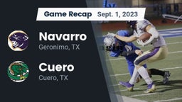 Recap: Navarro  vs. Cuero  2023