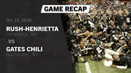 Recap: Rush-Henrietta  vs. Gates Chili  2016