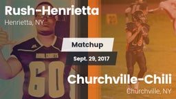 Matchup: Rush-Henrietta High vs. Churchville-Chili  2017