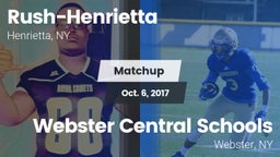 Matchup: Rush-Henrietta High vs. Webster Central Schools 2017