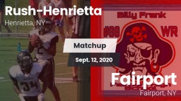 Matchup: Rush-Henrietta High vs. Fairport  2020