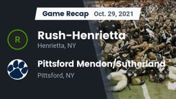 Recap: Rush-Henrietta  vs. Pittsford Mendon/Sutherland 2021