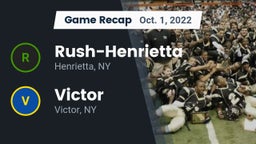 Recap: Rush-Henrietta  vs. Victor  2022