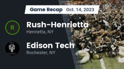 Recap: Rush-Henrietta  vs. Edison Tech  2023